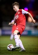 23 October 2019; Matthew O'Hara of St Patrick's Athletic during the SSE Airtricity U13 League Final between Bray Wanderers and St Patrick's Athletic at Carlisle Grounds in Bray, Co Wicklow. Photo by Stephen McCarthy/Sportsfile
