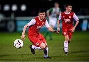 23 October 2019; Seán Mackey of St Patrick's Athletic during the SSE Airtricity U13 League Final between Bray Wanderers and St Patrick's Athletic at Carlisle Grounds in Bray, Co Wicklow. Photo by Stephen McCarthy/Sportsfile
