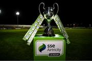23 October 2019; The cup prior to the SSE Airtricity U13 League Final between Bray Wanderers and St Patrick's Athletic at Carlisle Grounds in Bray, Co Wicklow. Photo by Stephen McCarthy/Sportsfile