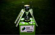 23 October 2019; The cup prior to the SSE Airtricity U13 League Final between Bray Wanderers and St Patrick's Athletic at Carlisle Grounds in Bray, Co Wicklow. Photo by Stephen McCarthy/Sportsfile