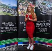 24 October 2019; From small beginnings to a big future. A celebration to the future of Sports Travel International. Track Cyclist and Irish Youth Olympian Lara Gillespie, from Co. Wicklow, at the Sports Travel International launch celebration at the Conrad Hotel in Dublin. Photo by Matt Browne/Sportsfile