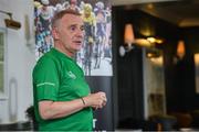 24 October 2019; From small beginnings to a big future. A celebration to the future of Sports Travel International. Chris Bird, CEO of Sports Travel International, during the Sports Travel International launch celebration at the Conrad Hotel in Dublin. Photo by Matt Browne/Sportsfile