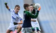 23 October 2019; Patrick Fleming of St Pius X BNS, Terenure, in action against Ballyroan BNS in the Corn Kitterick Shield Final during day two of the Allianz Cumann na mBunscol Finals at Croke Park in Dublin. Photo by Piaras Ó Mídheach/Sportsfile