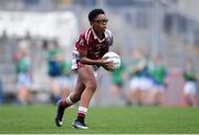 23 October 2019; Zuriel Chucks of St Cronan's SNS, Brackenstown, in action against St Aidan's SNS, Brookfield, in the Corn Mhic Chaoilte Shield Final during day two of the Allianz Cumann na mBunscol Finals at Croke Park in Dublin. Photo by Piaras Ó Mídheach/Sportsfile