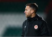 24 October 2019; St Patricks Athletic head coach Sean O'Connor following the SSE Airtricity Under-15 League Final match between Shamrock Rovers and St. Patrick's Athletic at Tallaght Stadium in Dublin. Photo by Eóin Noonan/Sportsfile