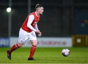 24 October 2019; Craig King of St Patricks Athletic during the SSE Airtricity Under-15 League Final match between Shamrock Rovers and St. Patrick's Athletic at Tallaght Stadium in Dublin. Photo by Eóin Noonan/Sportsfile