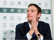 25 October 2019; FAI General Manager Noel Mooney during a FAI Council Meeting press conference at FAI Headquarters in Abbotstown, Dublin. Photo by Stephen McCarthy/Sportsfile