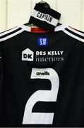 25 October 2019; The jersey of Bohemians captain Derek Pender is seen in the dressing-room prior to the SSE Airtricity League Premier Division match between Bohemians and Sligo Rovers at Dalymount Park in Dublin. Photo by Harry Murphy/Sportsfile