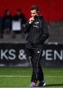 25 October 2019; Munster head coach Johann van Graan ahead of the Guinness PRO14 Round 4 match between Munster and Ospreys at Irish Independent Park in Cork. Photo by Sam Barnes/Sportsfile