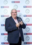 25 October 2019; Former Armagh footballer and Manager Joe Kernan, with his Gaelic Writers’ Association Hall of Fame Award, in attendance at the Gaelic Writers Association awards proudly sponsored by Sky Sports at the Iveagh Garden Hotel in Dublin. Photo by Matt Browne/Sportsfile