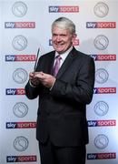 25 October 2019; Journalist Martin Breheny, with his Gaelic Writers Association Lifetime Achievement Award, in attendance at the Gaelic Writers Association awards proudly sponsored by Sky Sports at the Iveagh Garden Hotel in Dublin. Photo by Matt Browne/Sportsfile