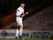 25 October 2019; Luke McNicholas of Sligo Rovers celebrates his side's first goal during the SSE Airtricity League Premier Division match between Bohemians and Sligo Rovers at Dalymount Park in Dublin. Photo by Harry Murphy/Sportsfile