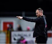 25 October 2019; St Patrick's Athletic manager Stephen O'Donnell during the SSE Airtricity League Premier Division match between Dundalk and St Patrick's Athletic at Oriel Park in Dundalk, Co Louth. Photo by Seb Daly/Sportsfile