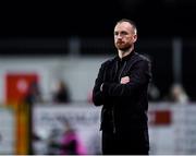 25 October 2019; St Patrick's Athletic manager Stephen O'Donnell during the SSE Airtricity League Premier Division match between Dundalk and St Patrick's Athletic at Oriel Park in Dundalk, Co Louth. Photo by Seb Daly/Sportsfile