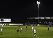 25 October 2019; Adam Wixted of Drogheda United in action against Jack Tuite of Cabinteely during the SSE Airtricity League First Division Promotion / Relegation Play-off Series 2nd Leg between Drogheda United and Cabinteely at United Park in Drogheda, Co. Louth. Photo by Eóin Noonan/Sportsfile