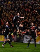 25 October 2019; Derek Pender of Bohemians celebrates after scoring his side's second goal during the SSE Airtricity League Premier Division match between Bohemians and Sligo Rovers at Dalymount Park in Dublin. Photo by Harry Murphy/Sportsfile