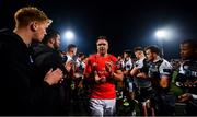 25 October 2019; Munster captain Billy Holland leads his team through the applause of the Ospreys team following the Guinness PRO14 Round 4 match between Munster and Ospreys at Irish Independent Park in Cork. Photo by David Fitzgerald/Sportsfile