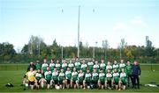 26 October 2019; The Berlin GAA team prior to the AIB Leinster Club Junior Football Championship Round 1 match between Berlin GAA and Kenagh GAA at GAA Centre of Excellence at Abbottstown, Dublin. Photo by David Fitzgerald/Sportsfile