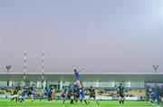 26 October 2019; Scott Fardy of Leinster wins possession in the lineout during the Guinness PRO14 Round 4 match between Zebre and Leinster at the Stadio Sergio Lanfranchi in Parma, Italy. Photo by Ramsey Cardy/Sportsfile