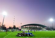 26 October 2019; A general view of a scrum during the Guinness PRO14 Round 4 match between Zebre and Leinster at the Stadio Sergio Lanfranchi in Parma, Italy. Photo by Ramsey Cardy/Sportsfile