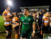 26 October 2019; Connacht captain Jarrad Butler reacts as he leads his side from the field following their victory during the Guinness PRO14 Round 4 match between Connacht and Toyota Cheetahs at The Sportsground in Galway. Photo by Seb Daly/Sportsfile