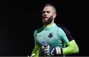 18 October 2019; Alan Mannus of Shamrock Rovers ahead of the SSE Airtricity League Premier Division match between UCD and Shamrock Rovers at The UCD Bowl in Belfield, Dublin. Photo by Ben McShane/Sportsfile