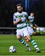 18 October 2019; Greg Bolger of Shamrock Rovers during the SSE Airtricity League Premier Division match between UCD and Shamrock Rovers at The UCD Bowl in Belfield, Dublin. Photo by Ben McShane/Sportsfile