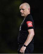 18 October 2019; Referee Graham Kelly during the SSE Airtricity League Premier Division match between UCD and Shamrock Rovers at The UCD Bowl in Belfield, Dublin. Photo by Ben McShane/Sportsfile