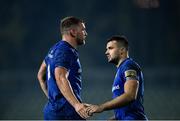 26 October 2019; Ross Molony, left, and Cian Kelleher of Leinster during the Guinness PRO14 Round 4 match between Zebre and Leinster at the Stadio Sergio Lanfranchi in Parma, Italy. Photo by Ramsey Cardy/Sportsfile