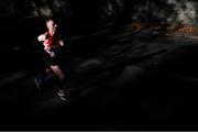27 October 2019; Stephen McKenna from Tyrone at Bushy Park during the 2019 KBC Dublin Marathon. 22,500 runners took to the Fitzwilliam Square start line today to participate in the 40th running of the KBC Dublin Marathon, making it the fifth largest marathon in Europe. Photo by Stephen McCarthy/Sportsfile