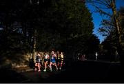 27 October 2019; A general view of runners during the 2019 KBC Dublin Marathon. 22,500 runners took to the Fitzwilliam Square start line today to participate in the 40th running of the KBC Dublin Marathon, making it the fifth largest marathon in Europe. Photo by Eóin Noonan/Sportsfile