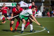 26 October 2019; John McKee of Ireland in action against Gordon Johnston of Canada during the FIH Men's Olympic Qualifier match at Rutledge Field, in West Vancouver, British Columbia, Canada. Photo by Darryl Dyck/Sportsfile