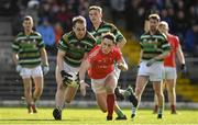 27 October 2019; Andrew Barry of St Brendan's in action against Paudie Clifford of East Kerry during the Kerry County Senior Club Football Championship semi-final match between St Brendan's and East Kerry at Fitzgerald Stadium in Killarney, Kerry. Photo by Brendan Moran/Sportsfile