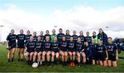 27 October 2019; The Foxrock-Cabinteely team ahead of the Leinster Ladies Football Senior Club Championship Final match between Foxrock-Cabinteely and Sarsfields at Coralstown-Kinnegad GAA in Kinnegad, Co. Westmeath. Photo by Ben McShane/Sportsfile