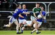 27 October 2019; Daire O'Baoill of Gaoth Dobhair in action against Eunan Doherty of Naomh Conaill during the Donegal County Senior Club Football Championship Final Replay match between Gaoth Dobhair and Naomh Conaill at Mac Cumhaill Park in Ballybofey, Donegal. Photo by Oliver McVeigh/Sportsfile