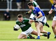 27 October 2019; Niall Friel of Gaoth Dobhair in action against Brendan McDyer of Naomh Conaill during the Donegal County Senior Club Football Championship Final Replay match between Gaoth Dobhair and Naomh Conaill at Mac Cumhaill Park in Ballybofey, Donegal. Photo by Oliver McVeigh/Sportsfile