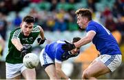 27 October 2019; Seaghan Ferr of Gaoth Dobhair in action against Brendan McDyer and Kevin McGettigan of Naomh Conaill during the Donegal County Senior Club Football Championship Final Replay match between Gaoth Dobhair and Naomh Conaill at Mac Cumhaill Park in Ballybofey, Donegal. Photo by Oliver McVeigh/Sportsfile