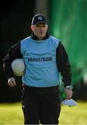 27 October 2019; Ballymacarbry manager Michael O'Sullivan prior to the Munster Ladies Football Senior Club Championship Final match between Ballymacarbry and Mourneabbey at Galtee Rovers GAA Club, in Bansha, Tipperary. Photo by Harry Murphy/Sportsfile