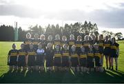 27 October 2019; Mourneabbey players prior to the Munster Ladies Football Senior Club Championship Final match between Ballymacarbry and Mourneabbey at Galtee Rovers GAA Club, in Bansha, Tipperary. Photo by Harry Murphy/Sportsfile