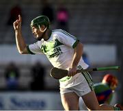 27 October 2019; Eoin Cody of Ballyhale Shamrocks celebrates scoring his side's second goal, in the 40th minute, during the Kilkenny Senior Hurling Club Championship Final match between James Stephens and Ballyhale Shamrocks at UPMC Nowlan Park in Kilkenny. Photo by Ray McManus/Sportsfile