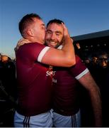 27 October 2019; Joe Coleman, left, and Daithi Waters of St Martin's celebrate following the Wexford County Senior Club Hurling Championship Final between St Martin's and St Anne's at Innovate Wexford Park in Wexford. Photo by Stephen McCarthy/Sportsfile
