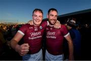 27 October 2019; Joe Coleman, left, and Daithi Waters of St Martin's celebrate following the Wexford County Senior Club Hurling Championship Final between St Martin's and St Anne's at Innovate Wexford Park in Wexford. Photo by Stephen McCarthy/Sportsfile