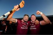 27 October 2019; Jack O'Connor, left, and Joe Coleman of St Martin's celebrate following the Wexford County Senior Club Hurling Championship Final between St Martin's and St Anne's at Innovate Wexford Park in Wexford. Photo by Stephen McCarthy/Sportsfile