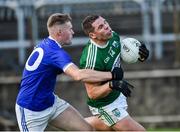 27 October 2019; Kevin Cassidy of Gaoth Dobhair  in action against Nathan Byrne of Naomh Conaill during the Donegal County Senior Club Football Championship Final Replay match between Gaoth Dobhair and Naomh Conaill at Mac Cumhaill Park in Ballybofey, Donegal. Photo by Oliver McVeigh/Sportsfile