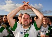 27 October 2019; Tullaroan's former inter county star Tommy Walsh celebrates, winning his first medal at senior level, after the Kilkenny Intermediate Hurling Club Championship Final match between Thomastown v Tullaroan at UPMC Nowlan Park in Kilkenny. Photo by Ray McManus/Sportsfile