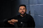 28 October 2019; Roberto Lopes during the Shamrock Rovers FAI Cup Media Day at Roadstone Group Sports Club in Dublin. Photo by Harry Murphy/Sportsfile