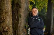 28 October 2019; Gill Pinder poses for a portrait following an Ireland Hockey Press Conference at SoftCo, South County Business Park, in Dublin. Photo by Eóin Noonan/Sportsfile