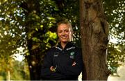 28 October 2019; Hannah Matthews poses for a portrait following an Ireland Hockey Press Conference at SoftCo, South County Business Park, in Dublin. Photo by Eóin Noonan/Sportsfile