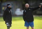 28 October 2019; Backs coach Felipe Contepomi, left, and Kicking coach and lead performance analyst Emmet Farrell during Leinster Rugby squad training at Rosemount in UCD, Dublin. Photo by Ramsey Cardy/Sportsfile