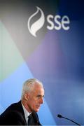 29 October 2019; Republic of Ireland manager Mick McCarthy during his squad announcement at SSE Airtricity Headquarters in Leopardstown, Dublin. Photo by Stephen McCarthy/Sportsfile